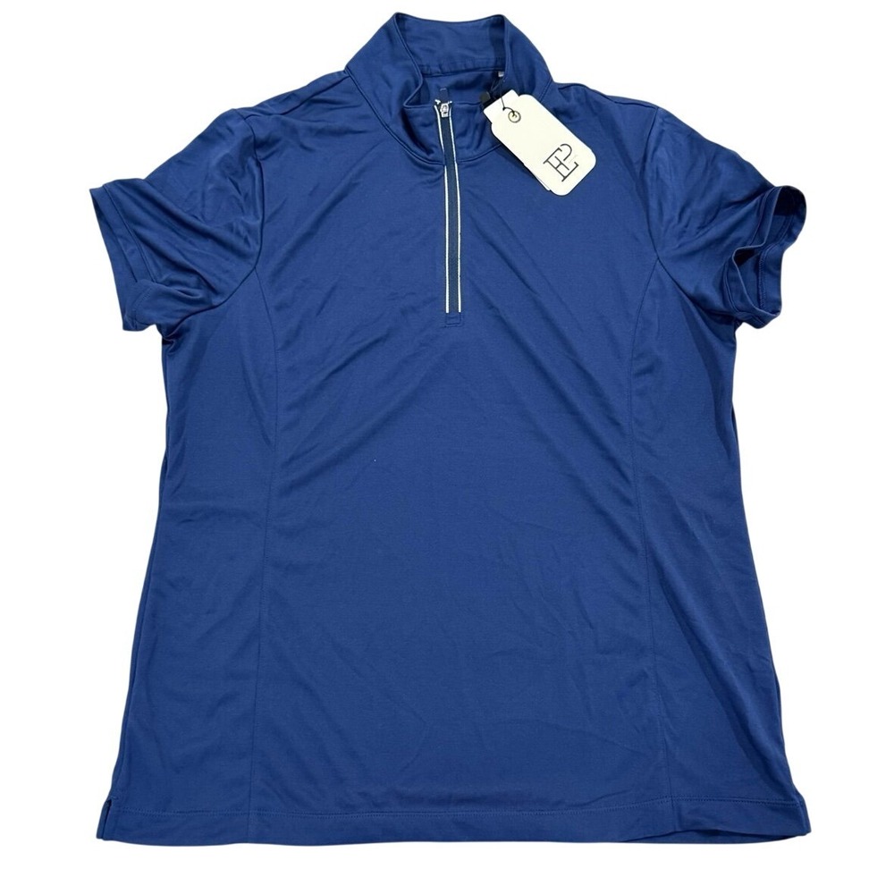 EP New York Zip Mock Polo Women's Large - Picture 1 of 7